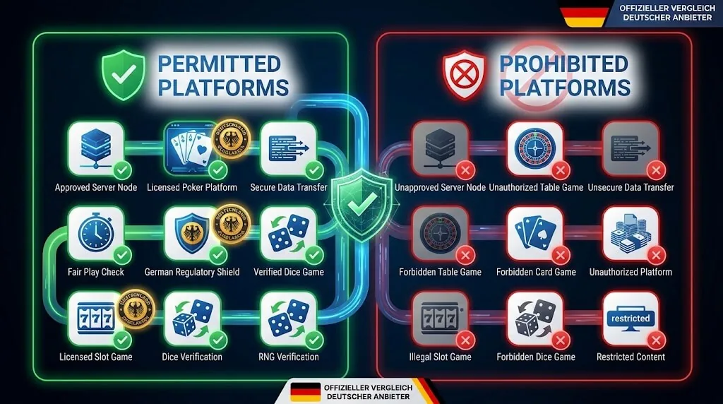 Das OASIS-System schützt Spieler in Deutschland durch zentrale Sperren